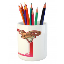 Cartoon Frame Pencil Pen Holder