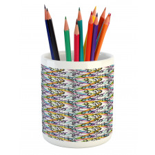 Snake Skin Colors Pencil Pen Holder