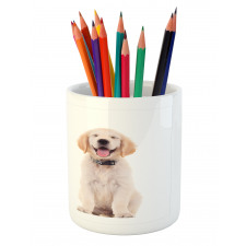 Happy Puppy Pencil Pen Holder