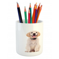 Happy Puppy Pencil Pen Holder