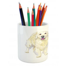 Smiling Dogs Pencil Pen Holder