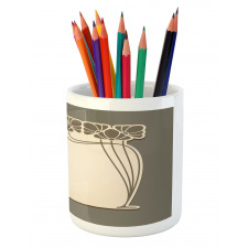 Floral Arch Shape Pencil Pen Holder