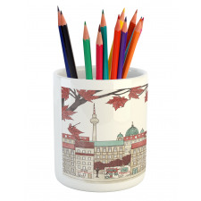 Autumn Season in Berlin Pencil Pen Holder