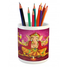 Colorful Asian Animals Pencil Pen Holder