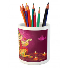 Colorful Asian Animals Pencil Pen Holder