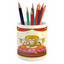 Boho Timeless Character Form Pencil Pen Holder