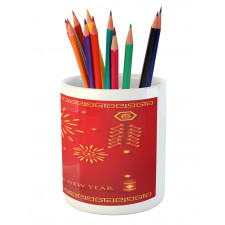 Lunar Oriental Festival Pencil Pen Holder