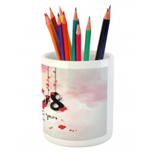 Brush Blossom Pencil Pen Holder