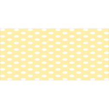 Retro Polka Dots Yellow Pencil Pen Holder