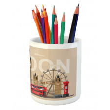 Britain Landmarks Pencil Pen Holder