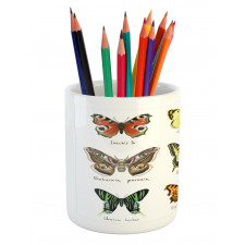 Spring Bugs Pattern Pencil Pen Holder