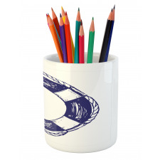 Sketch Life Buoy Pencil Pen Holder