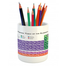 Periodic Table Elements Pencil Pen Holder