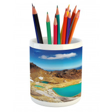 Emerald Lakes Photo Pencil Pen Holder