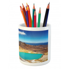 Emerald Lakes Photo Pencil Pen Holder