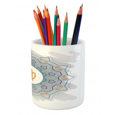 Karma and Mandalas Pencil Pen Holder