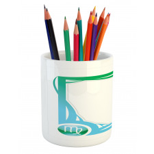 Cartoon Frame Girl Pencil Pen Holder