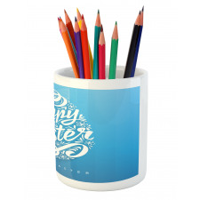 Blooming Sketch Flowers Pencil Pen Holder