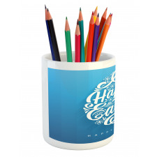 Blooming Sketch Flowers Pencil Pen Holder