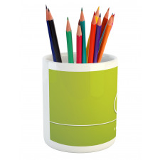 Minimalist Egg Design Pencil Pen Holder