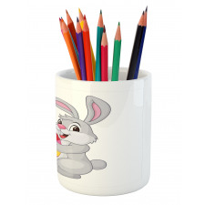 Cartoon Rabbit Pencil Pen Holder