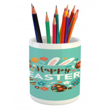 Spring Holiday Pattern Pencil Pen Holder