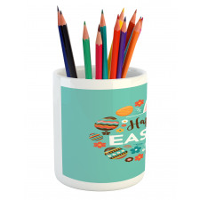 Spring Holiday Pattern Pencil Pen Holder