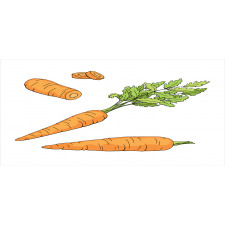 Carrot Pattern Pencil Pen Holder