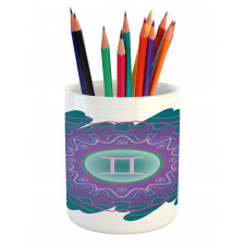 Doodle Mandala Pencil Pen Holder