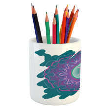 Doodle Mandala Pencil Pen Holder