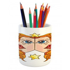 Twins of Zodiac Pencil Pen Holder