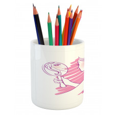 Teenage Girl Pencil Pen Holder