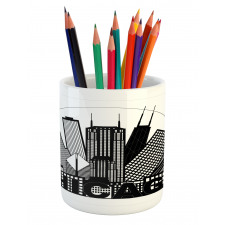 City in Circle Pencil Pen Holder