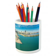 Navy Pier City Pencil Pen Holder