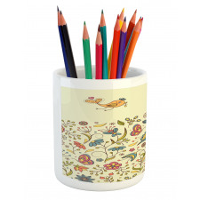 Colorful Summer Petals Pencil Pen Holder