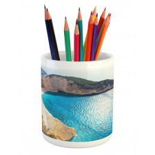 Zakynthos Island Coast Pencil Pen Holder