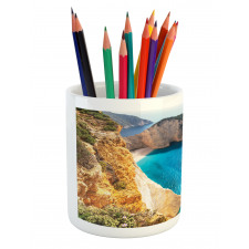 Zakynthos Island Coast Pencil Pen Holder