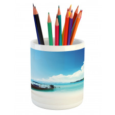 Boat Poda Island Thai Pencil Pen Holder