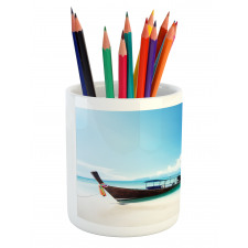 Boat Poda Island Thai Pencil Pen Holder