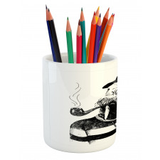 Hipster Walrus Pencil Pen Holder