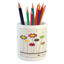 Spring Field Art Pencil Pen Holder