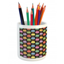 Colorful Cartoon Dogs Pencil Pen Holder