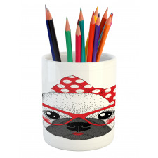 Pin up Retro Female Pet Pencil Pen Holder