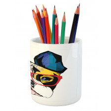 Modern Art Colorful Pencil Pen Holder