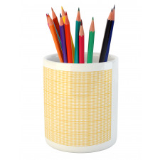 Gingham Pattern Pencil Pen Holder