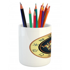 Circle Bull Pencil Pen Holder