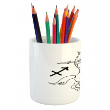 Centaur with Bow Pencil Pen Holder