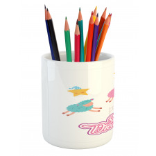 Cartoon Sheep Pencil Pen Holder