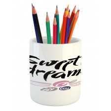 Calligraphy Words Pencil Pen Holder