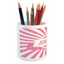 American Girls Name Pencil Pen Holder